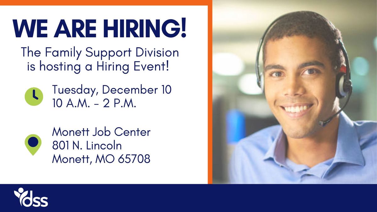 Family Support Division Hiring Event