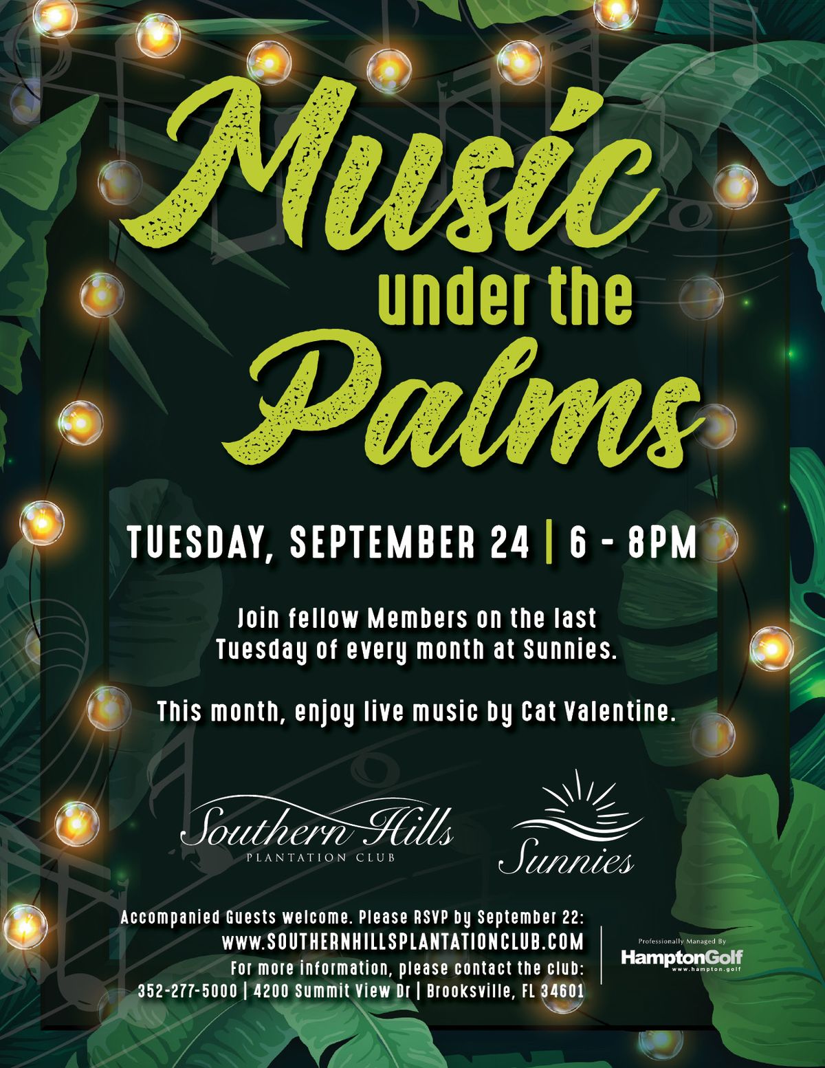 Music Under the Palms ft Cat Valentine (Member Event)