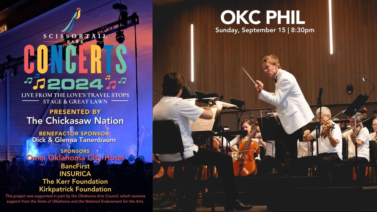 Scissortail Park FREE Concerts Presented by The Chickasaw Nation \u2013 OKC Philharmonic
