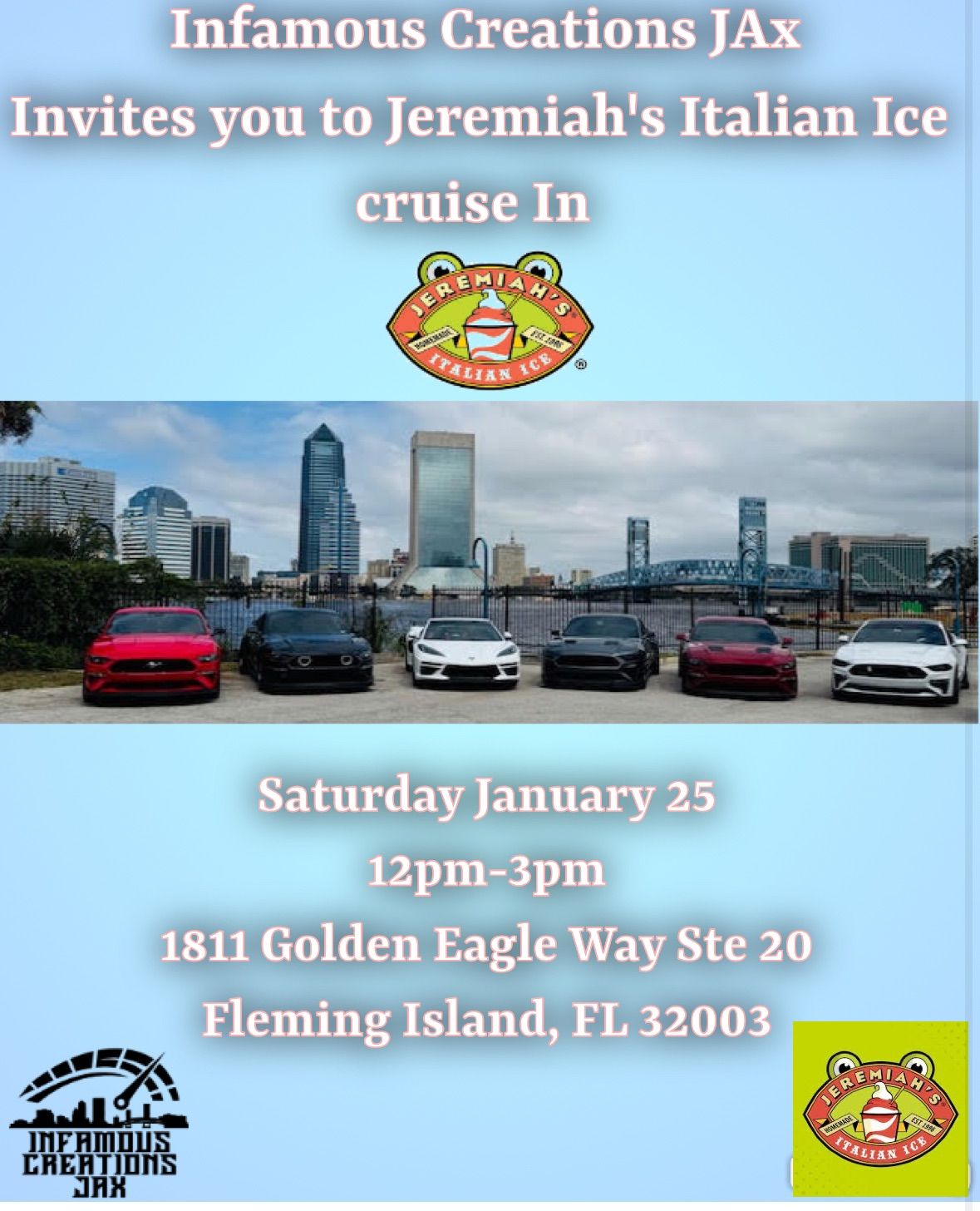 Jeremiah\u2019s Italian Ice Cruise In 