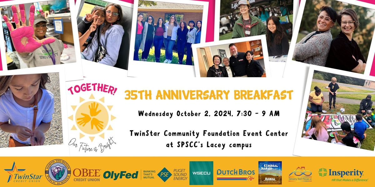 TOGETHER 35th Anniversary Breakfast: Our Future is Bright!