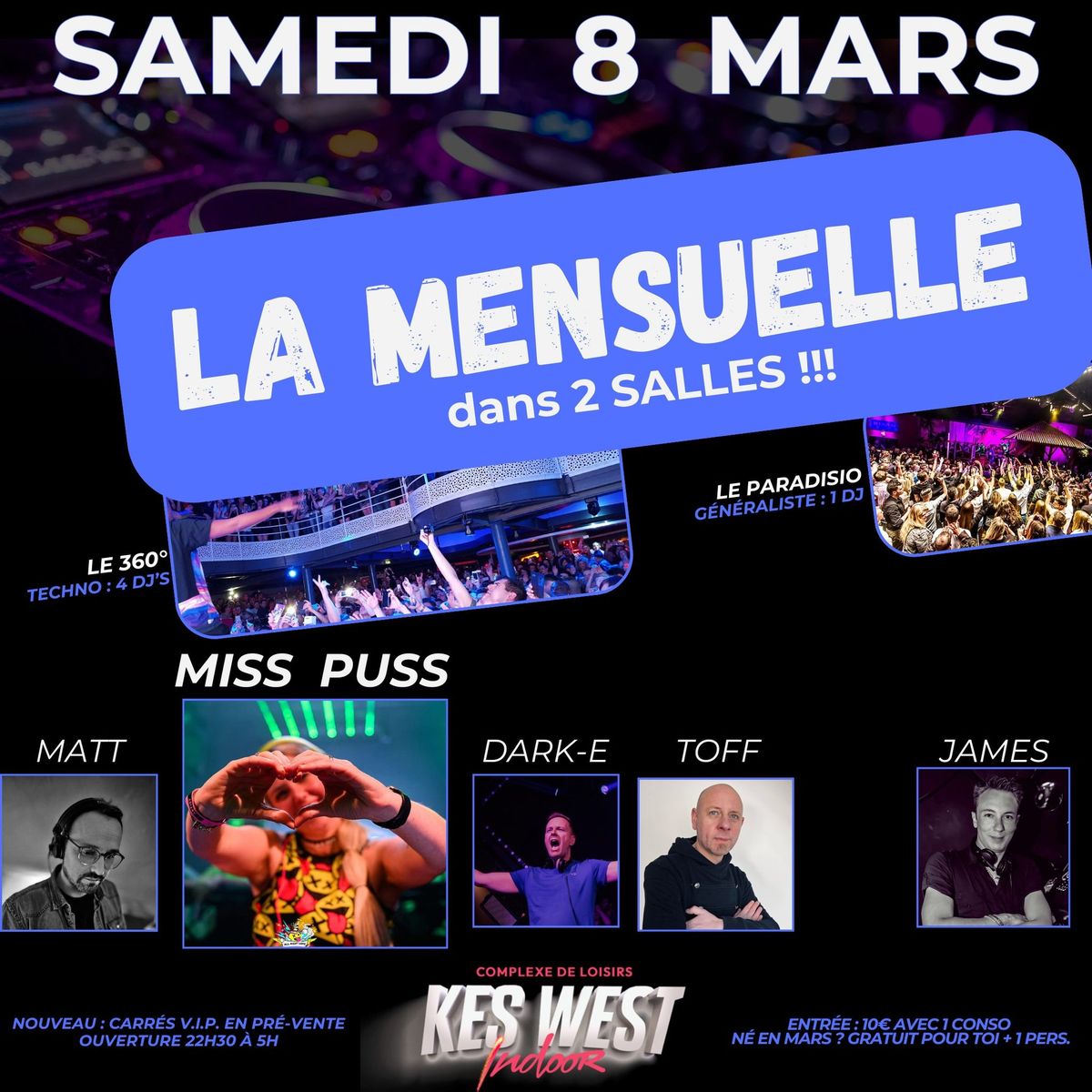 LA MENSUELLE DE MARS - KES WEST (2 Salles)