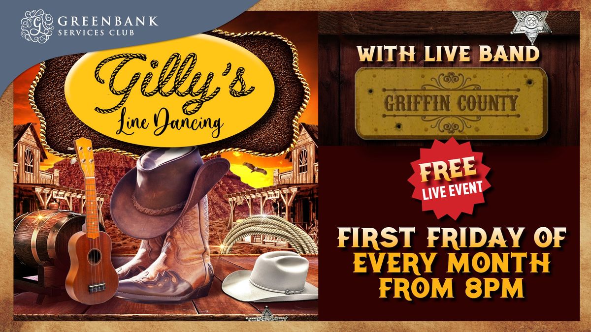 Gilly's Line Dancing ft live band Griffin County