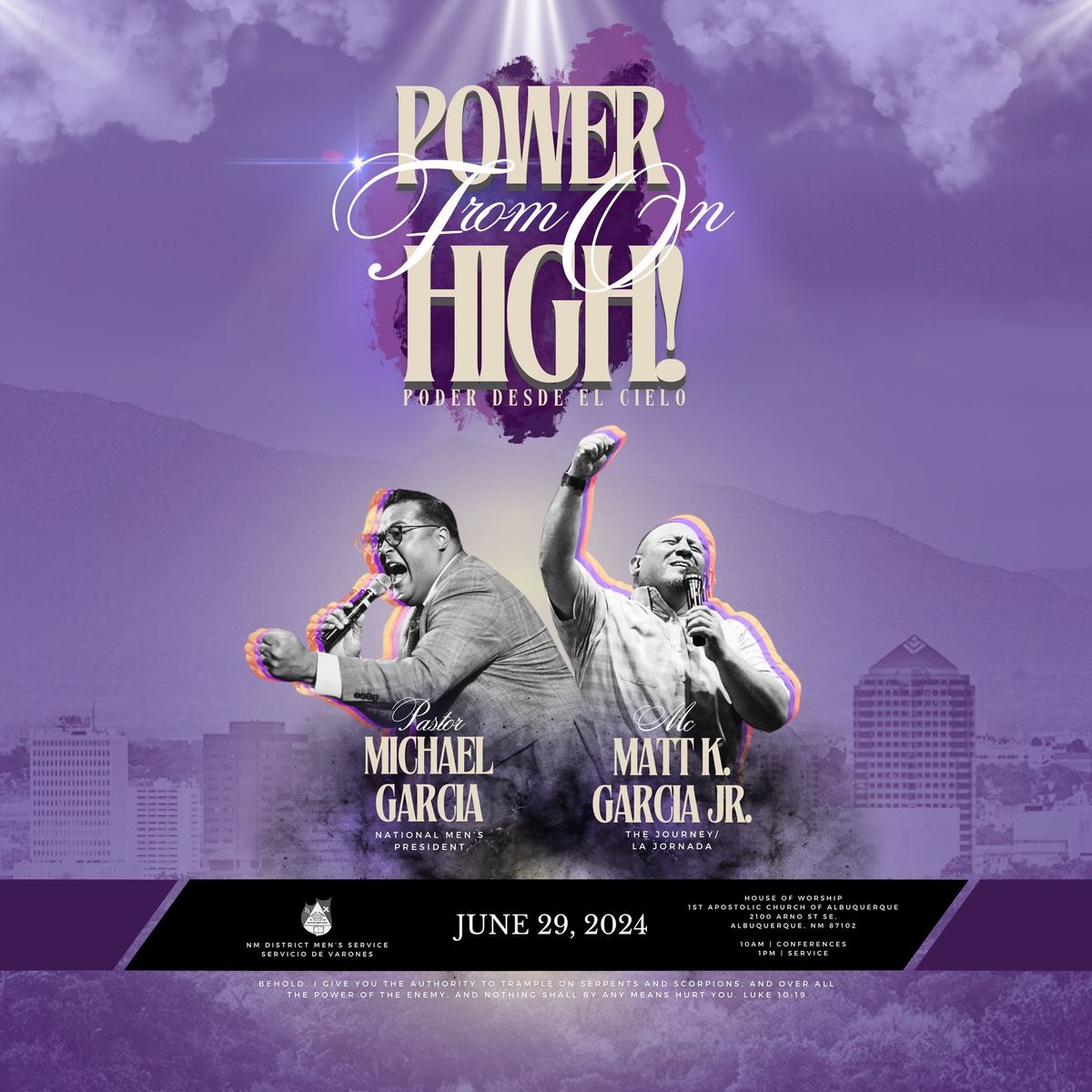 Power From On High Men\u2019s District Service