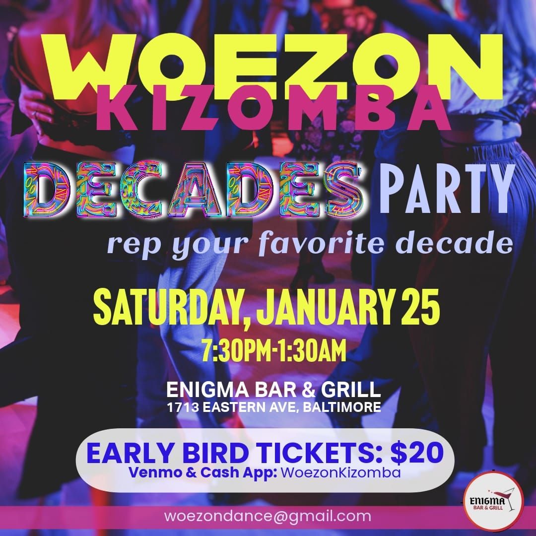 Woezon Kizomba Decades Party