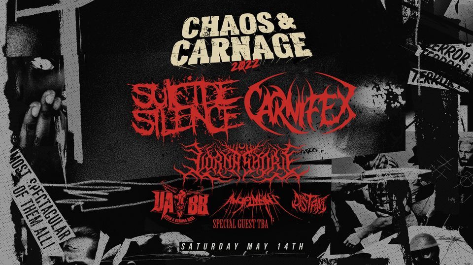 Chaos & Carnage tour ft Carnifex, Suicide Silence, Lorna Shore, live at The WC Social Club