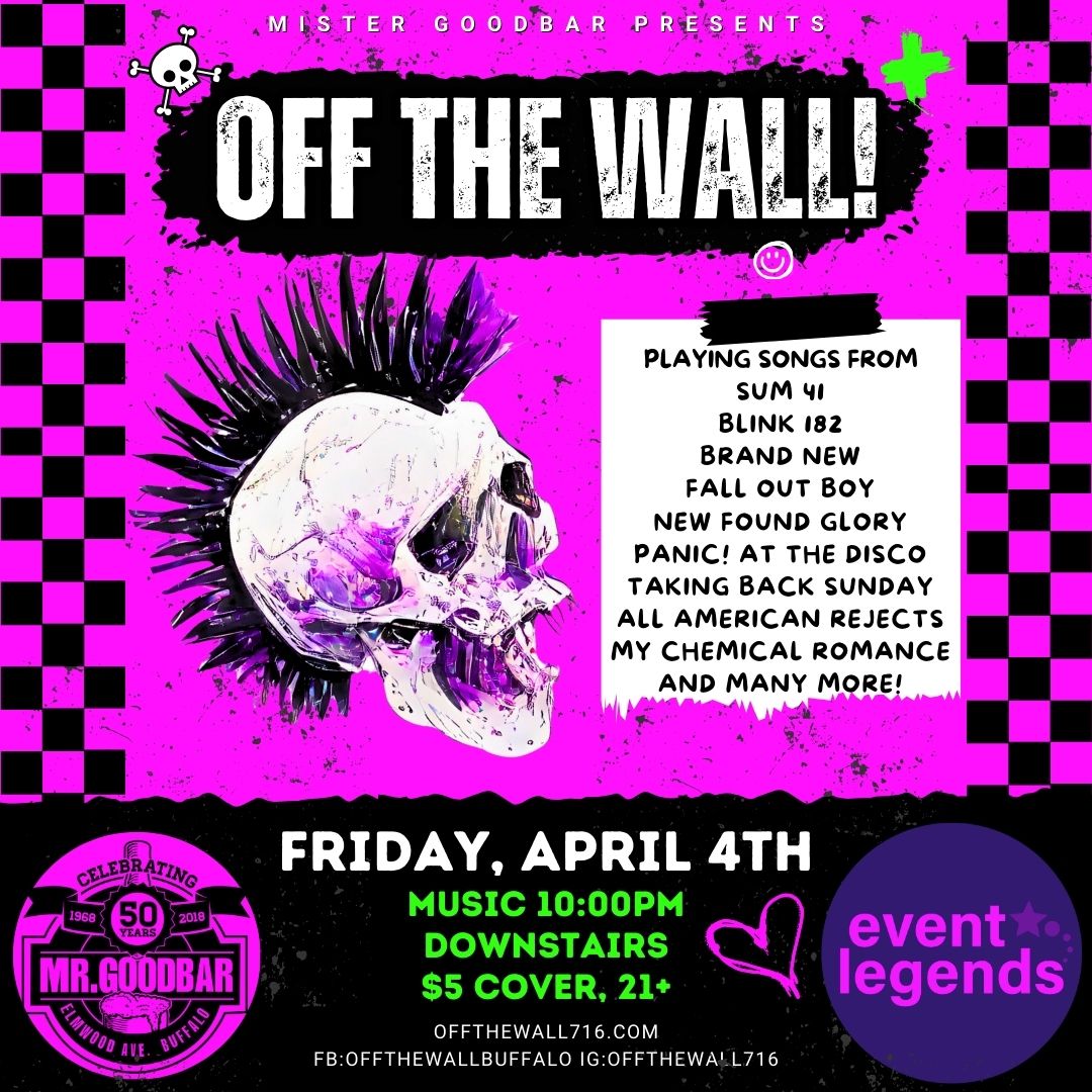 Emo & Pop Punk Party w\/Off The Wall!