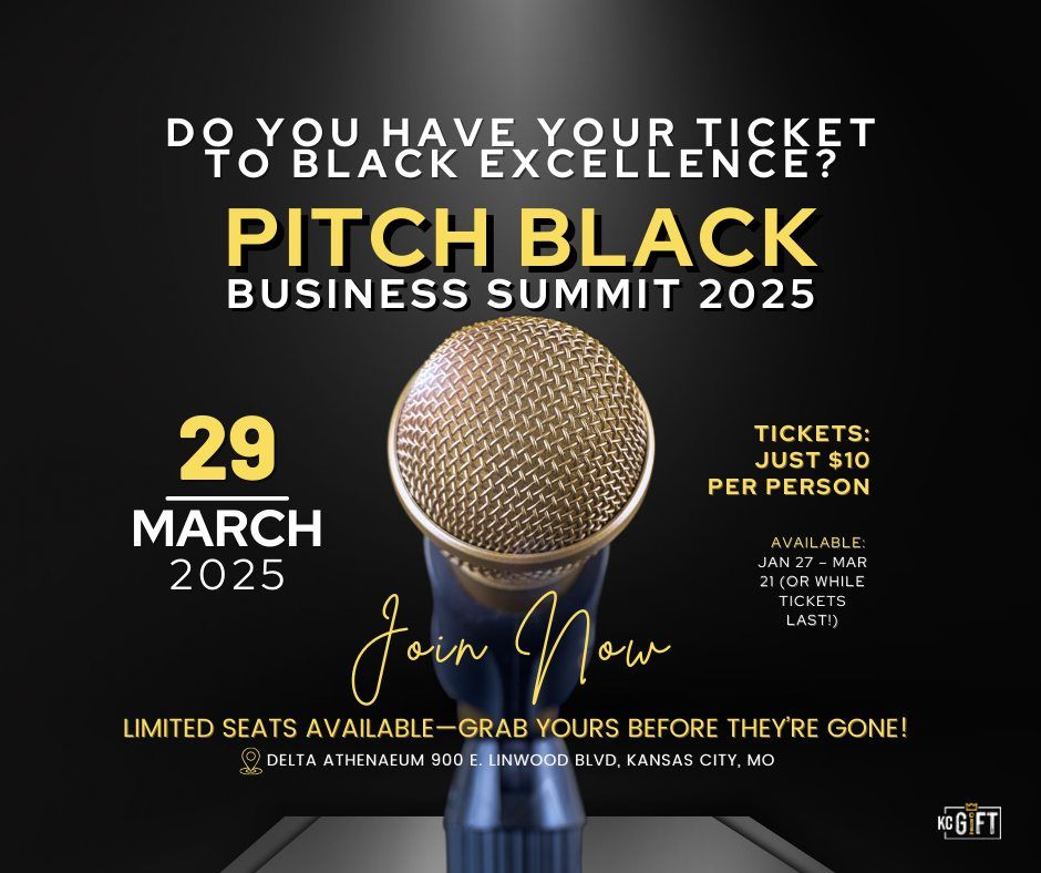 Pitch Black Business Summit 2025 Powered by G.I.F.T. 