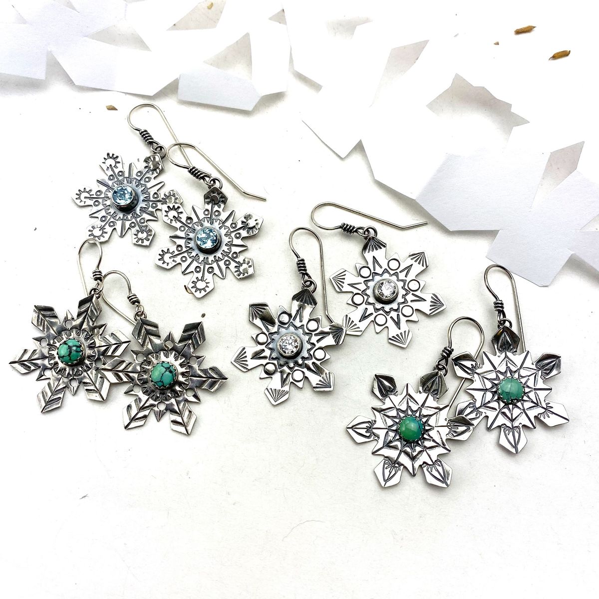 "Make it at Meltdown" Southwestern Snowflake Earrings Class