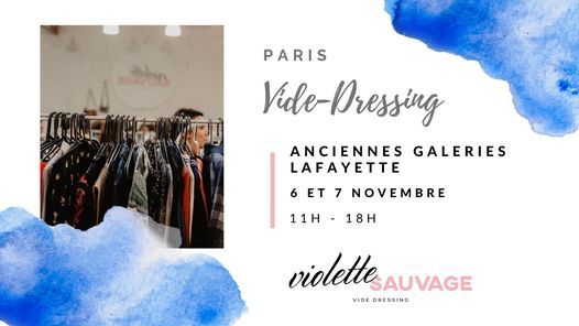 Vide dressing G\u00e9ant Violette Sauvage | Paris, Anciennes Galeries Lafayette