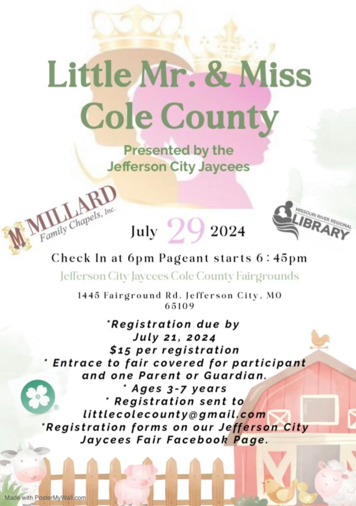 Little Mr. & Miss Cole County Presented by the Jefferson City Jaycees