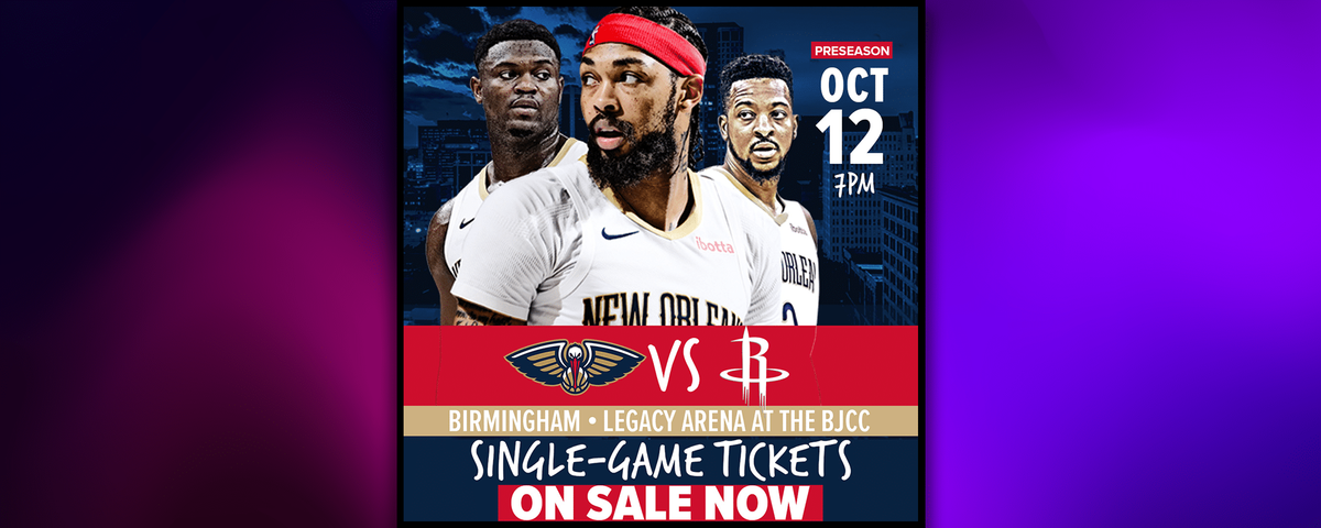 Houston Rockets at New Orleans Pelicans at Smoothie King Center