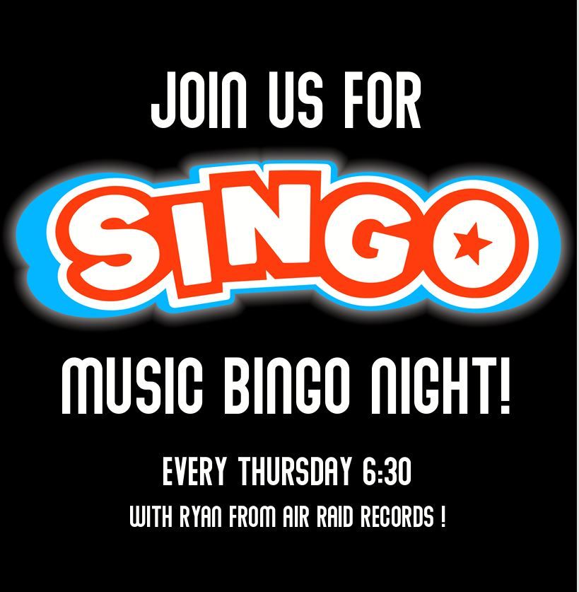 Singo Musical Bingo with Ryan from Air Raid Records 