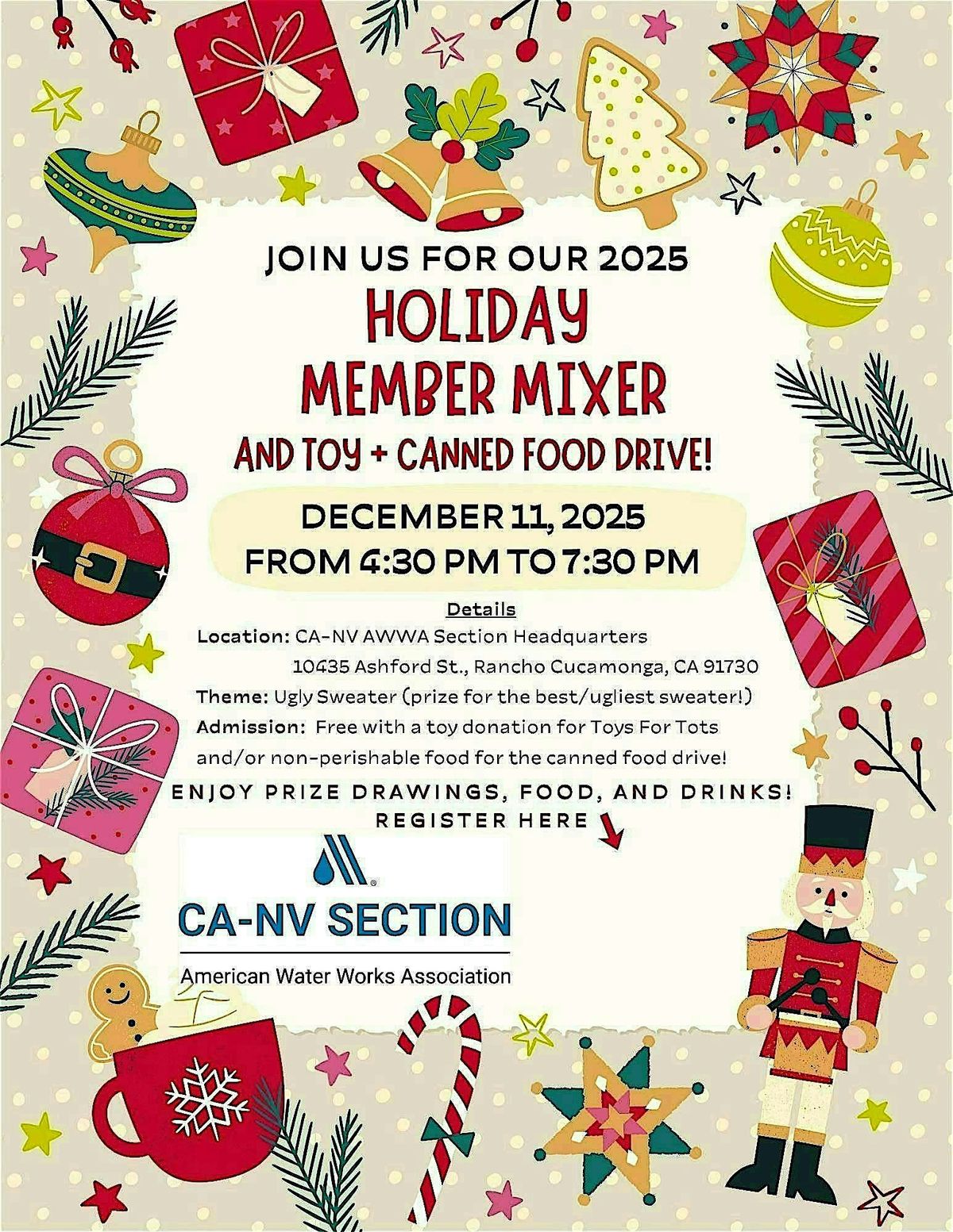 CA\/NV AWWA Holiday Member Mixer