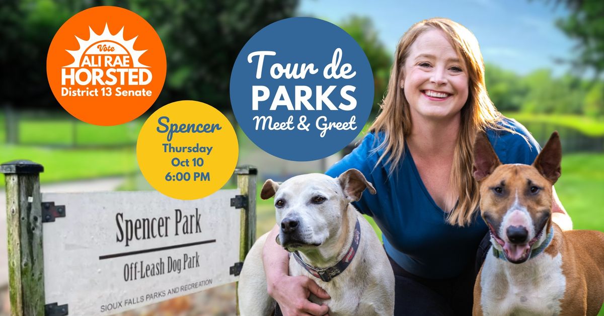 Tour de Parks - Meet & Greet with Ali Rae Horsted for SD Senate, District 13