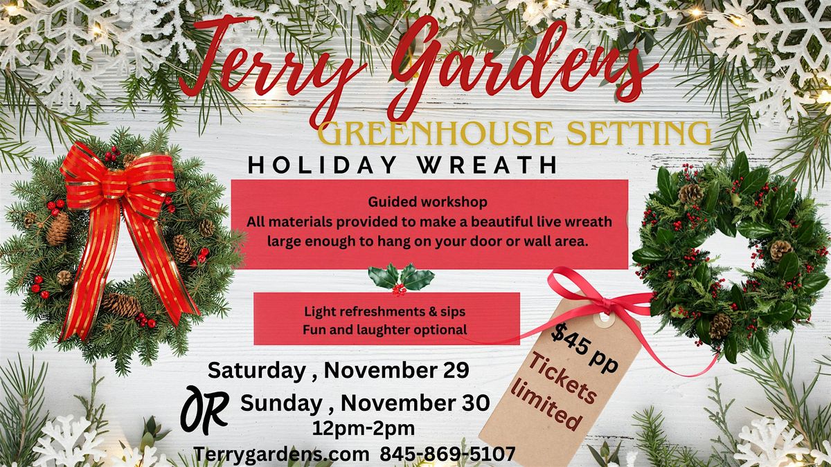 SATURDAY  Holiday Wreath