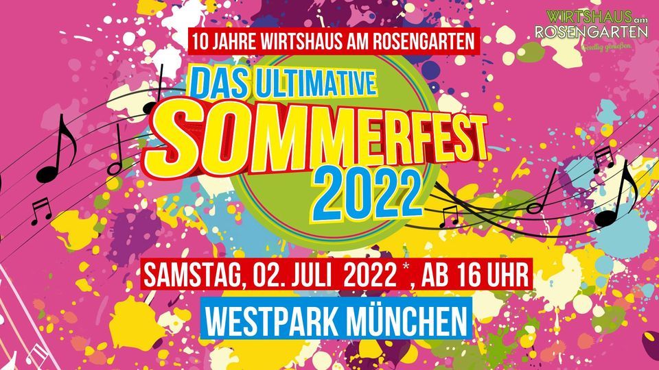 10 Jahre Wirtshaus am Rosengarten - Das ultimative Sommerfest