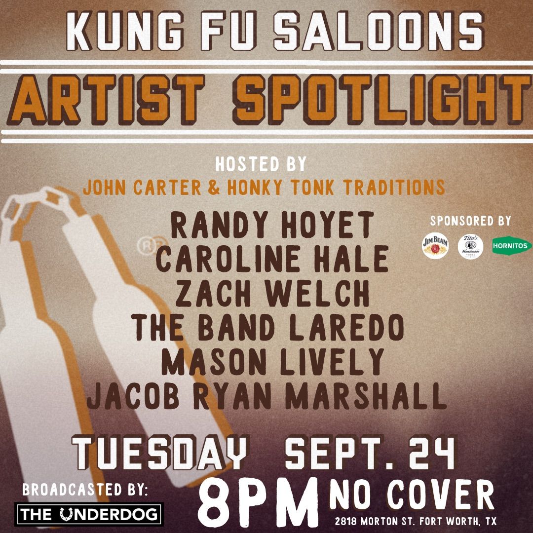 Bi Weekly Artist Spotlight at Kung Fu Saloon