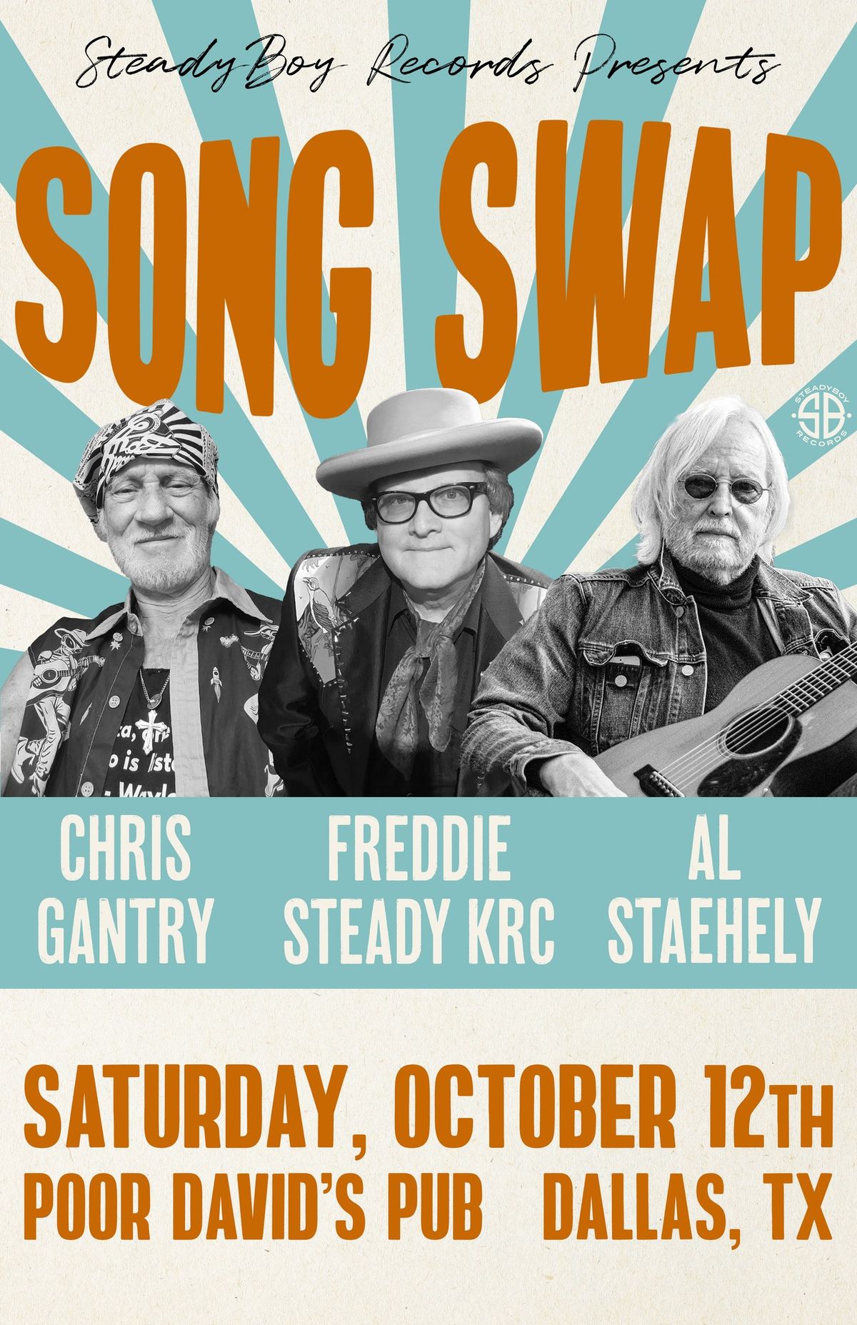 Chris Gantry, Freddie Steady Krc and Al Staehely "Song Swap"