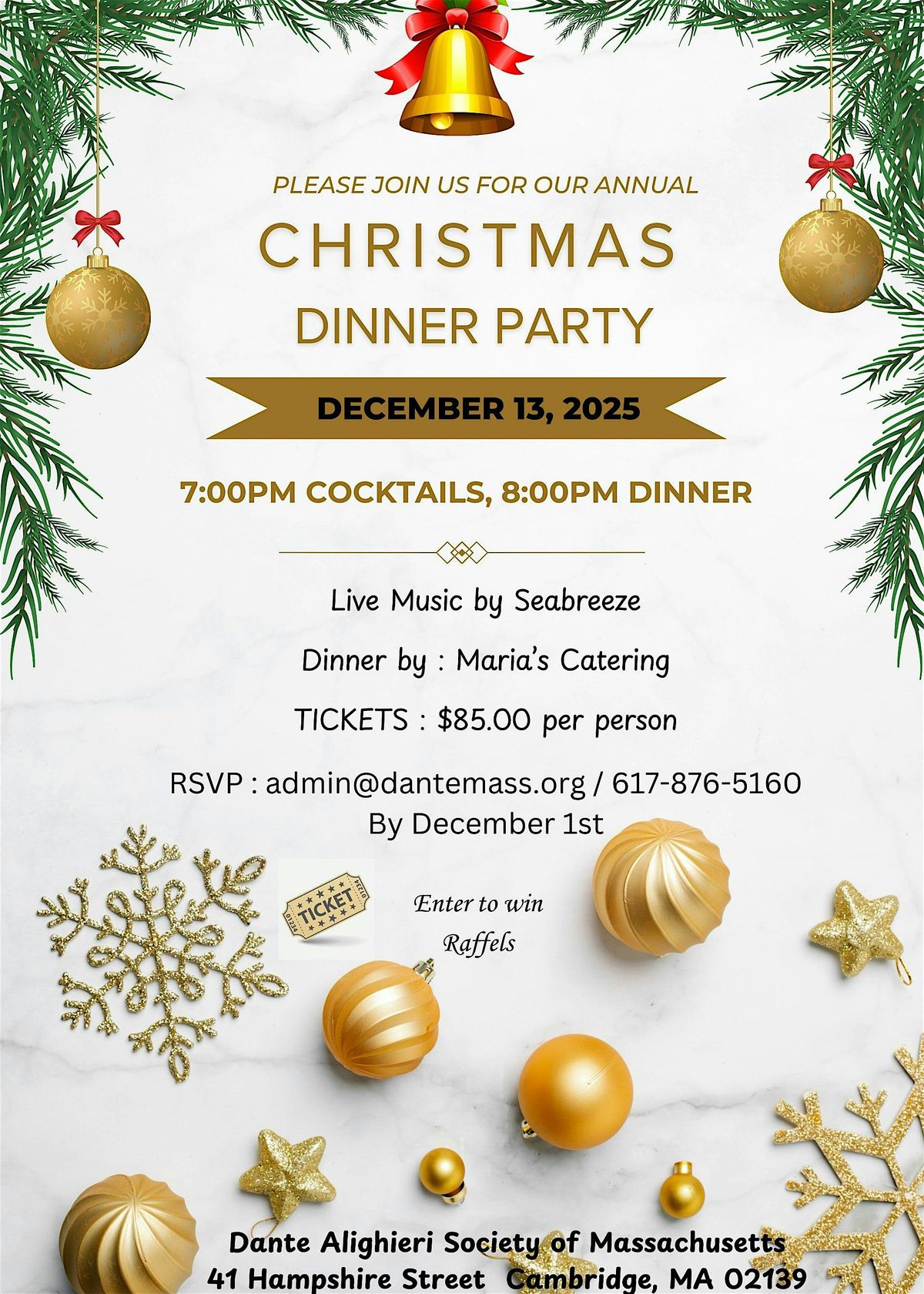 Dante Alighieri Christmas Party