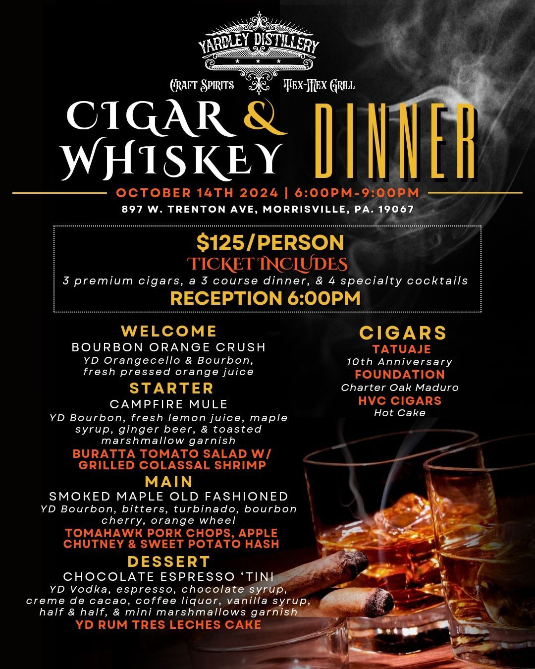 Cigar & Whiskey Dinner