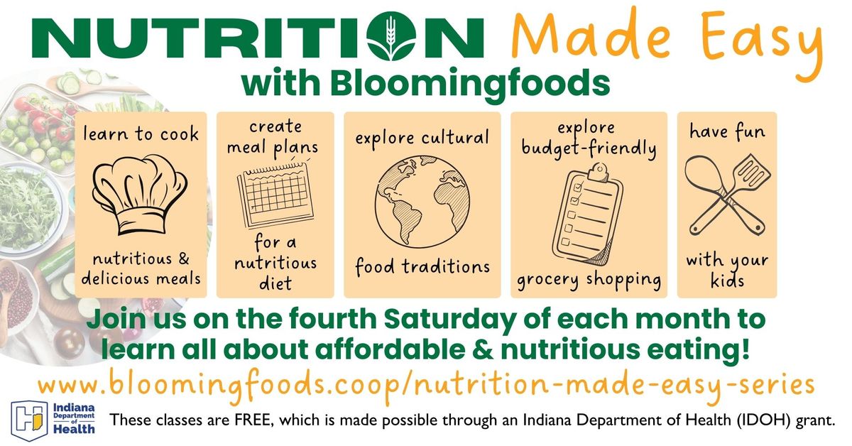 Nutrition Made Easy with Bloomingfoods Series - Nutritional Grocery Shopping (For Kids)