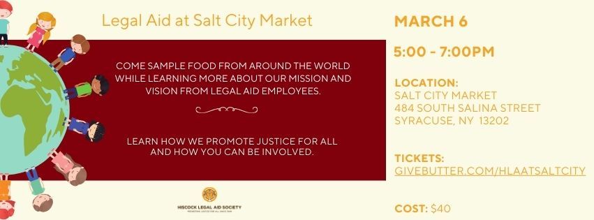 Legal Aid Society at Salt City Market