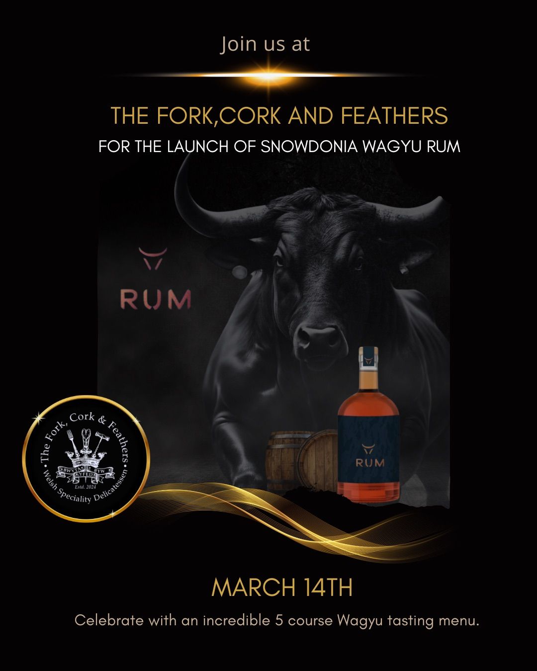 Wagyu Rum Launch & 5 Course Tasting Menu