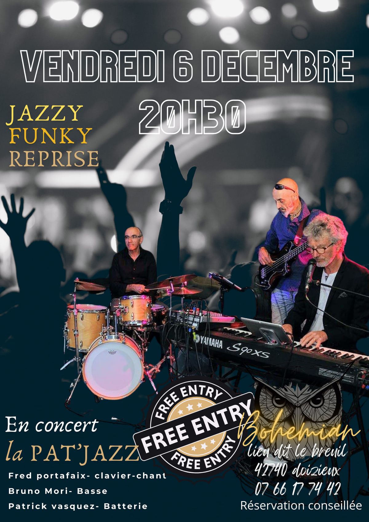 CONCERT La Pat'JAZZ - jazzy-funky-reprise