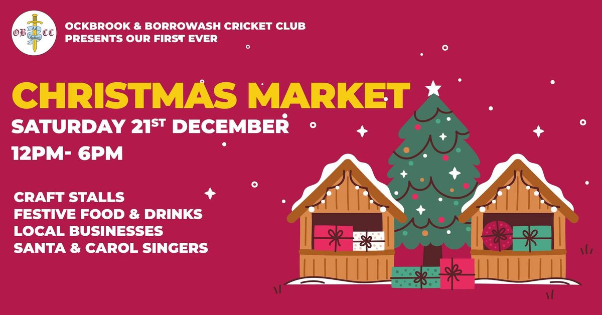 Christmas Market at Ockbrook & Borrowash Cricket Club 