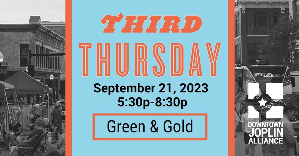 September Third Thursday--MSSU Green & Gold
