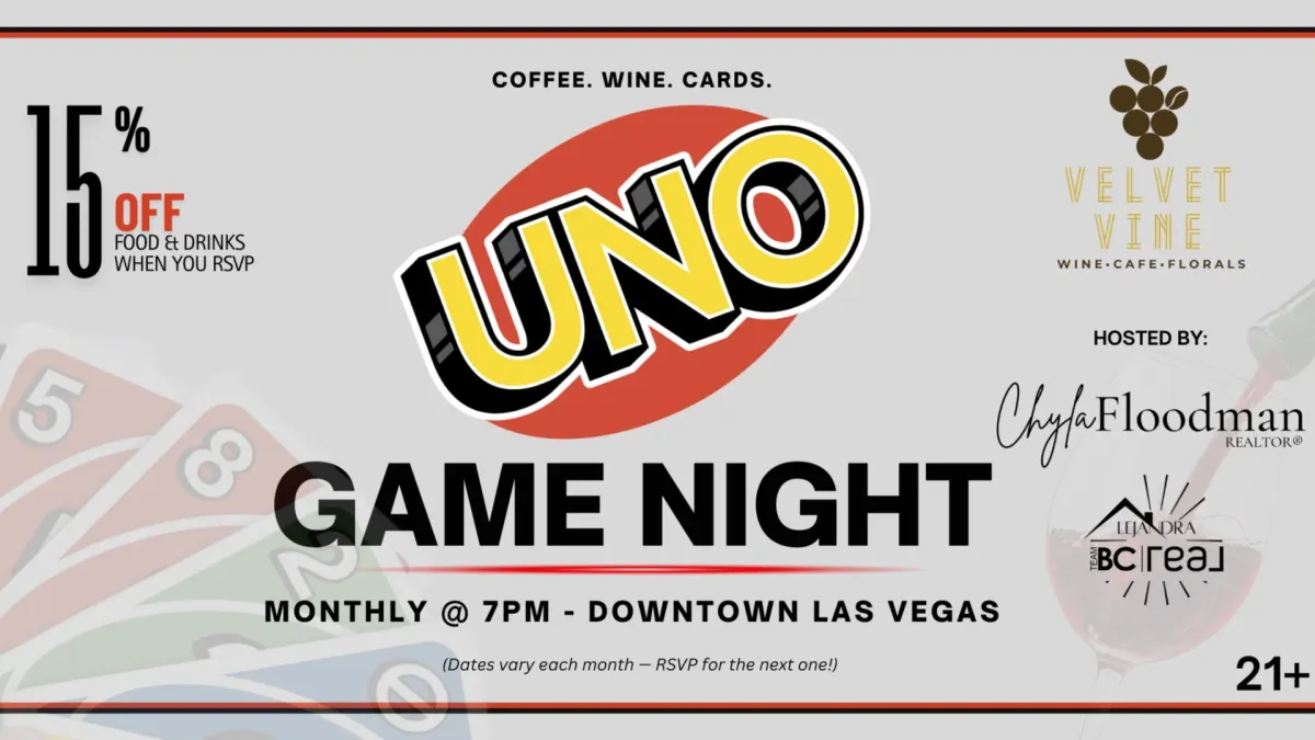 UNO Game Night! Coffee. Wine. Cards.