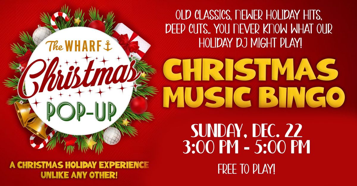 Christmas Music Bingo (This Sunday!)