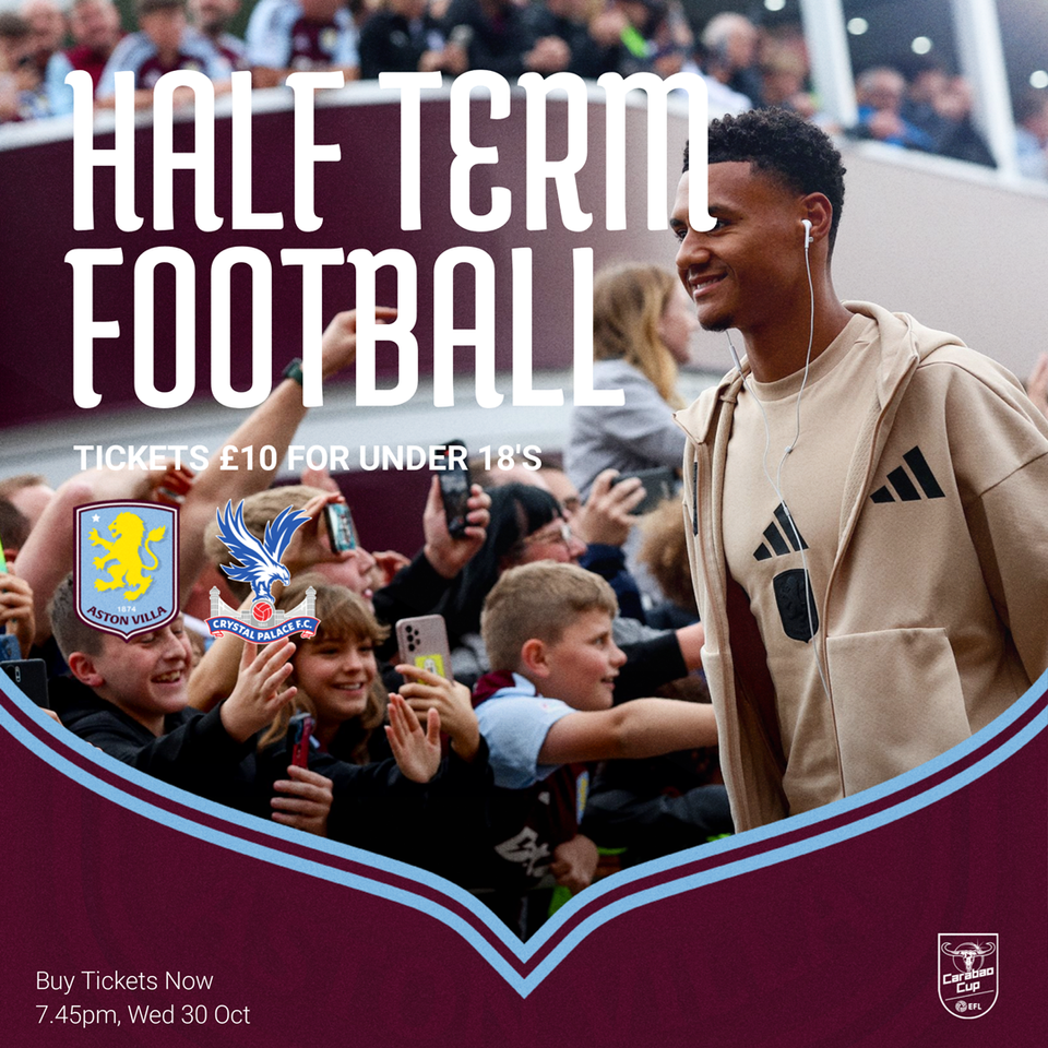 Aston Villa FC vs Crystal Palace FC at Villa Park