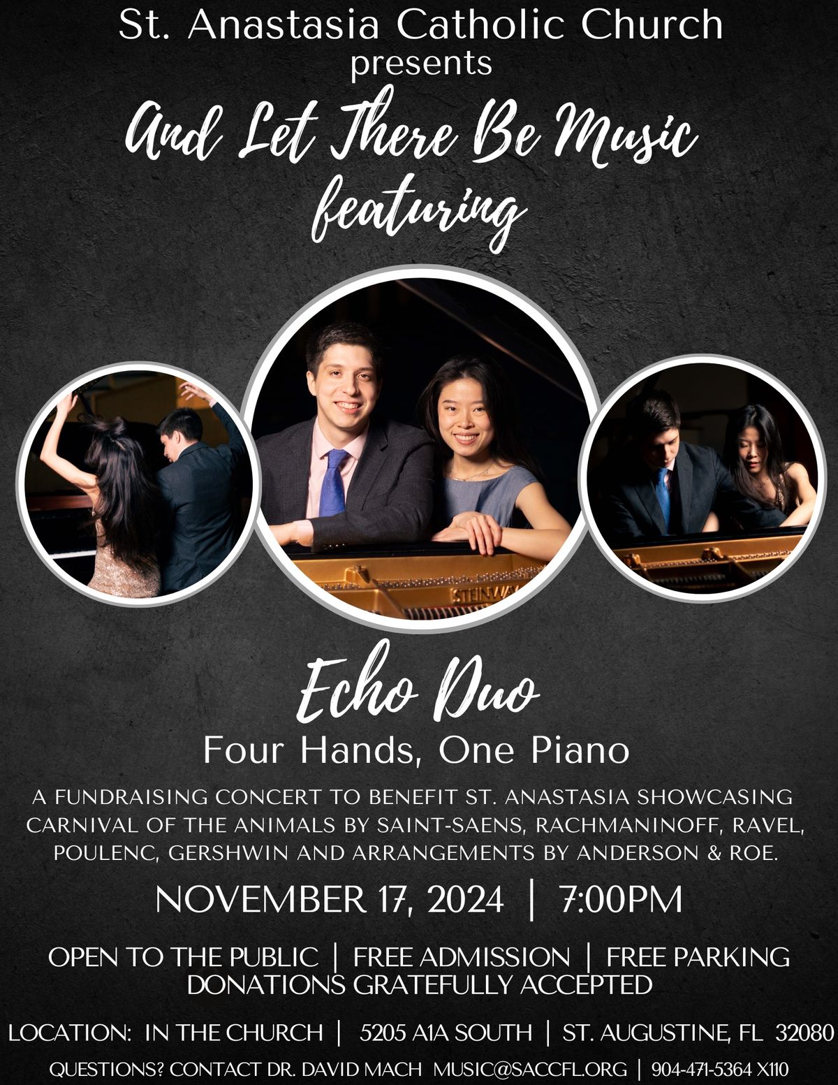 Dances and Dreams: A Four Hands Fundraiser Concert