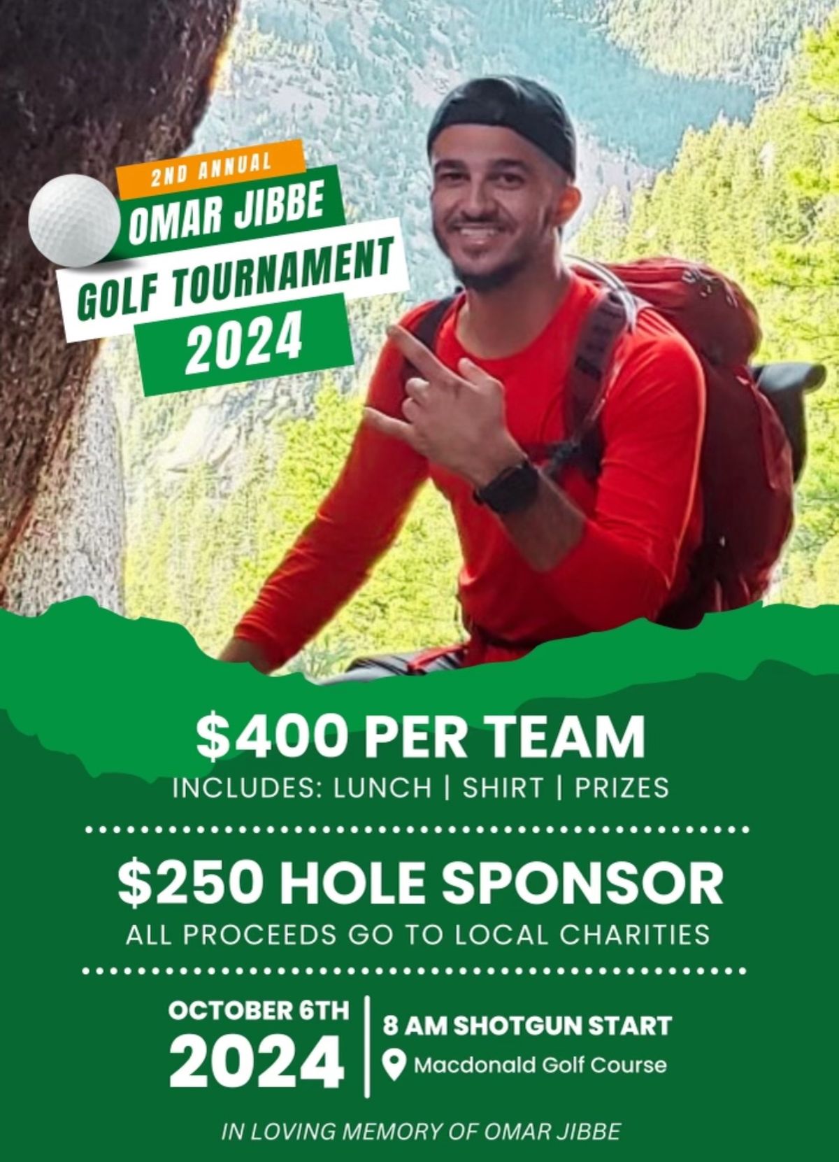 2nd Annual Omar Jibbe Golf Tournament 