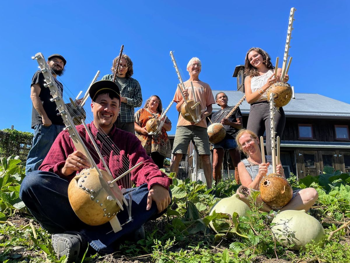 Ngoni building workshop at Slyboots Drum Dojo!