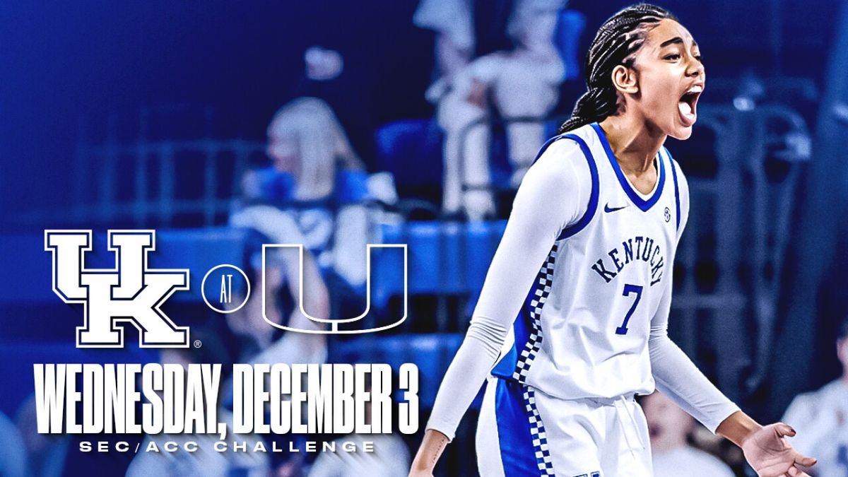 Kentucky Wildcats at Miami Hurricanes Womens Basketball