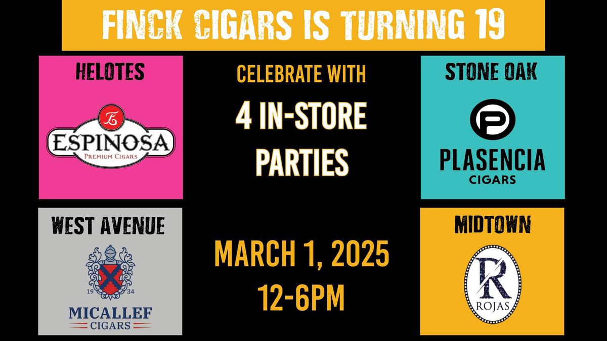 Finck's 210 Cigar Crawl 2025