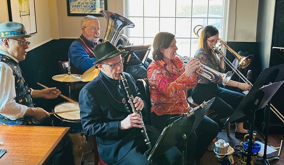 2nd annual Mardi Gras celebration with the Seacoast Revival Early Jazz Band