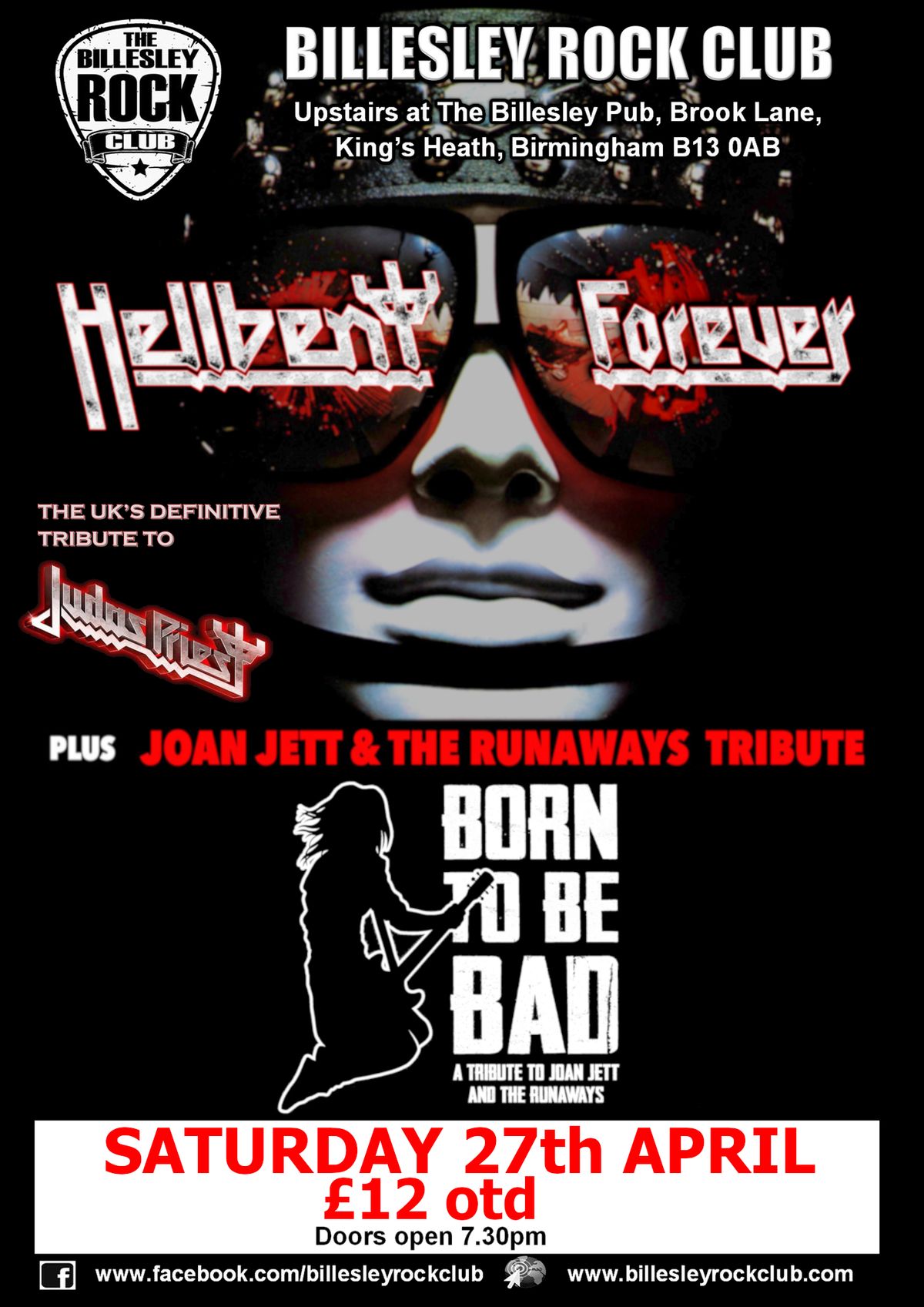 Hellbent Forever and Born To Be Bad at Billesley Rock Club