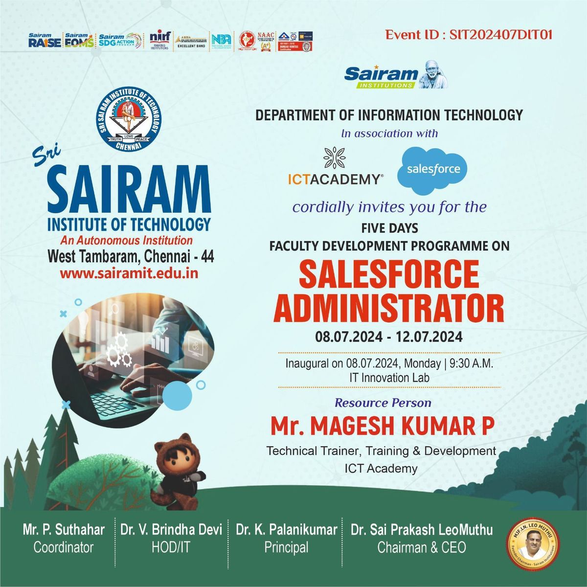 Faculty Development Programme on Salesforce Administration