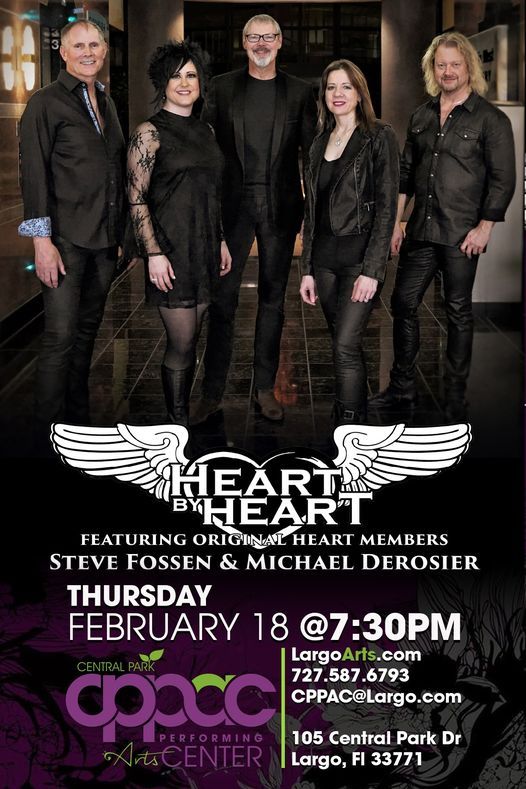 HEART BY HEART featuring ORIGINAL HEART MEMBERS STEVE FOSSEN AND MICHAEL DEROSIER with special guest SIRSY