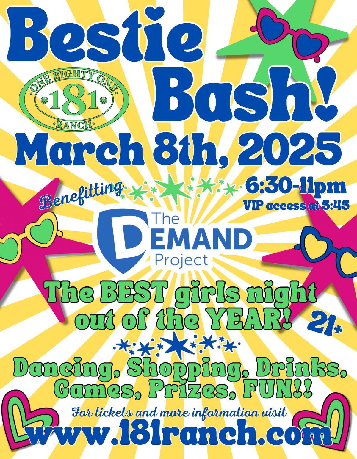 Bestie Bash 2025: benefitting The Demand Project