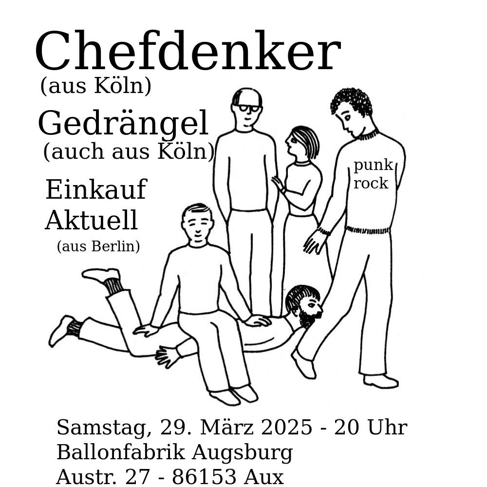 Punkrock: Chefdenker, Gedr\u00e4ngel & Einkauf aktuell [AK]