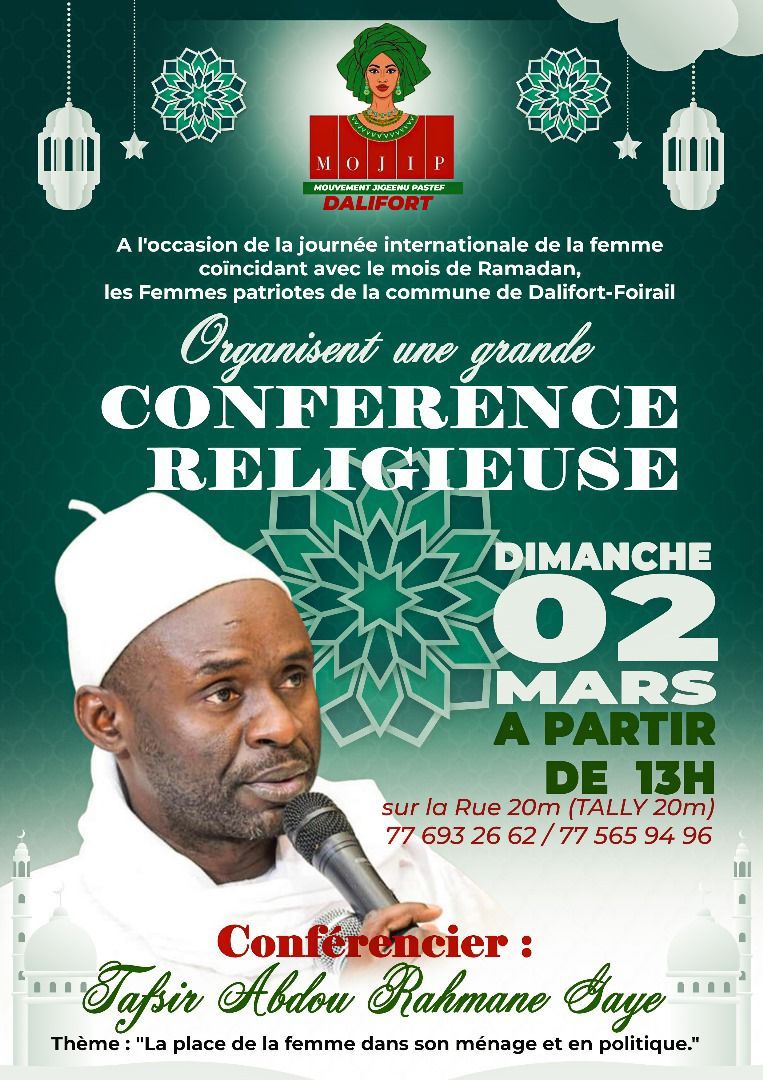 CONF\u00c9RENCE RELIGIEUSE 