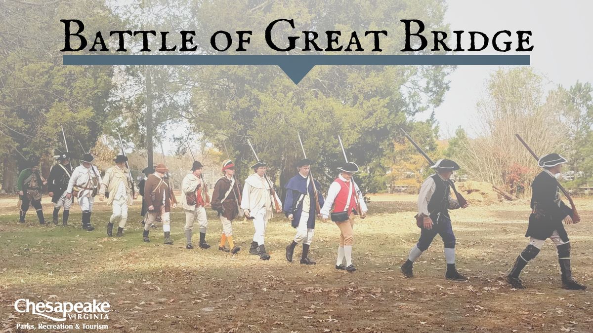 Reenactment of The Battle of Great Bridge