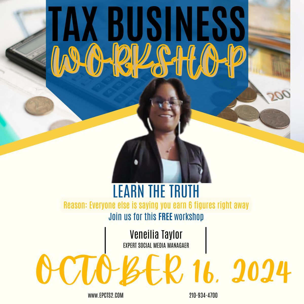 Free Tax Business Workshop