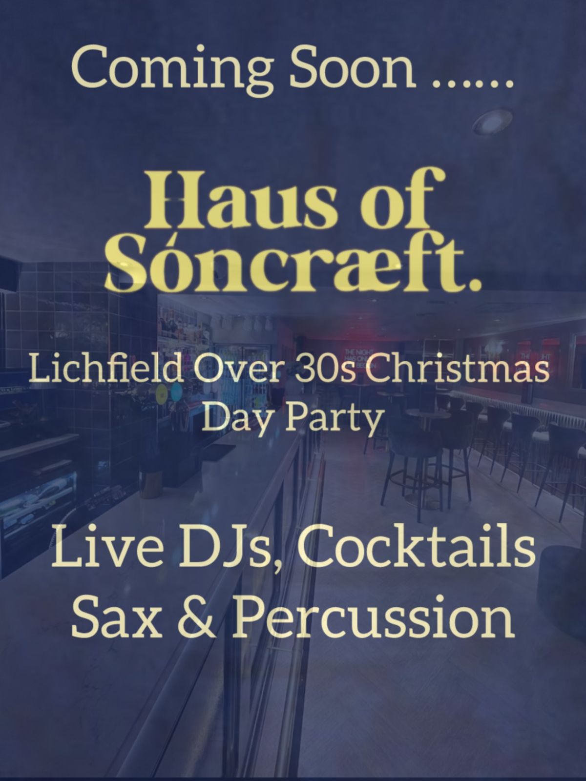 Haus of Soncraeft over 30s Day Party 