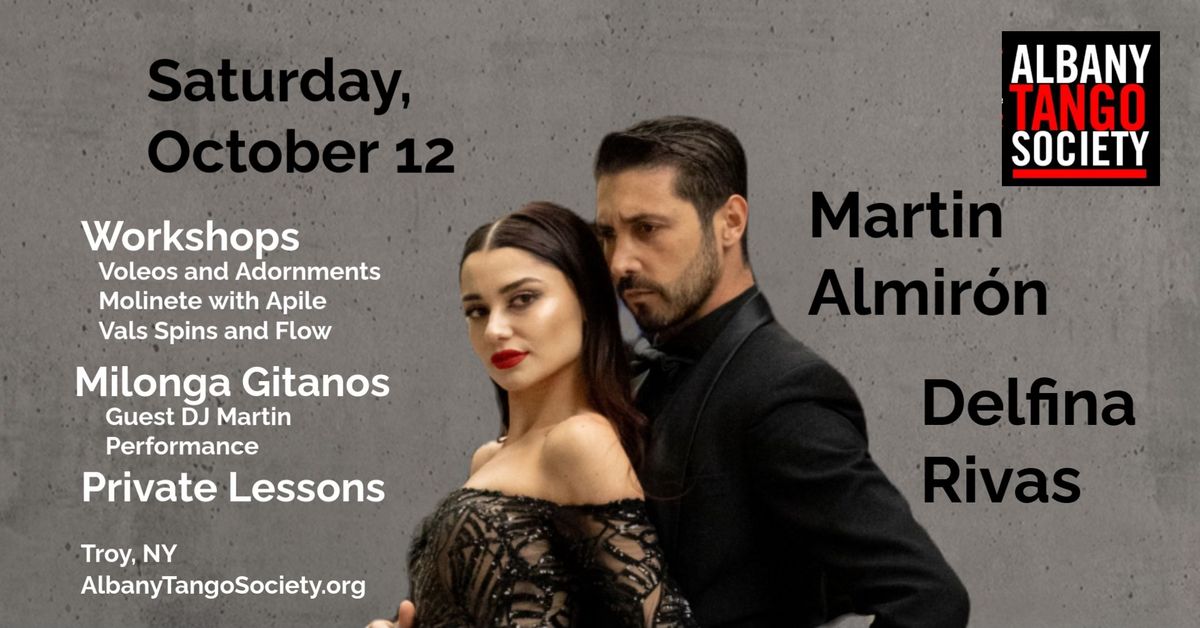 Tango Martin and Delfina: Workshops and Milonga Gitanos